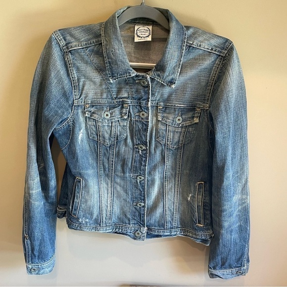 Ralph Lauren Polo Jeans Company Jean Jacket Size XL Blue Denim - Picture 1 of 9